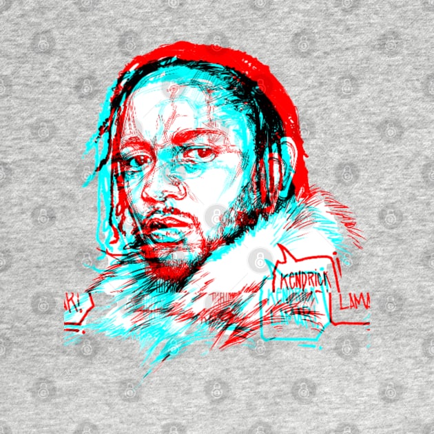 KENDRICK LAMAR GLITCHED 3D by Basic Lee